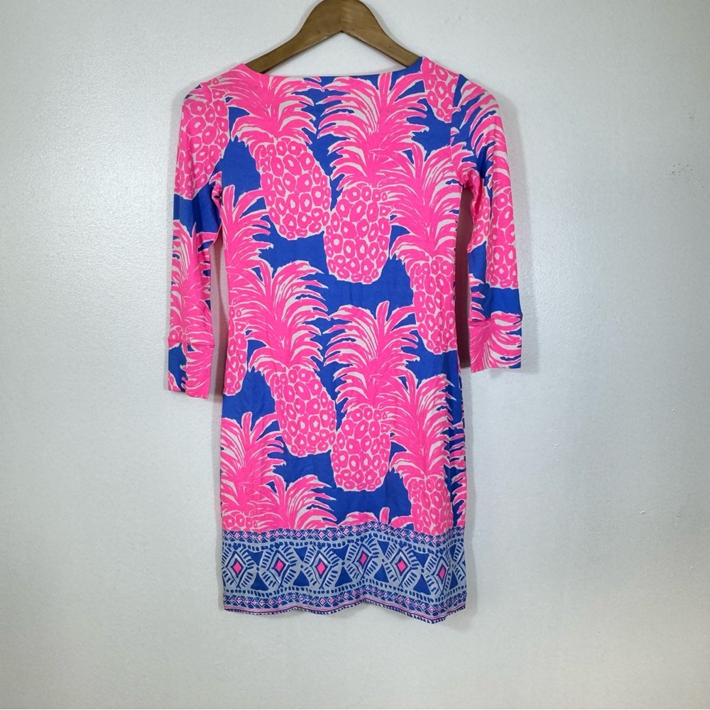 NWT Lilly Pulitzer UPF50+ Tropical Pineapple Summer Resort Dress Sz XXS - Picture 13 of 13